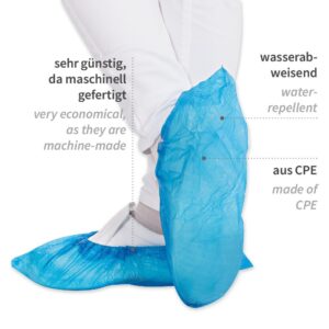 HYGOSTAR Überschuhe | CPE, maschinell gefertig - Einheitsgröße 100 Stück – Bild 5
