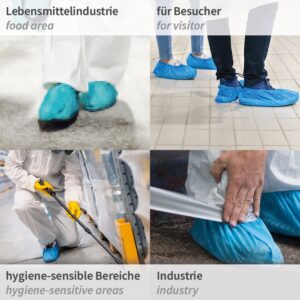 HYGOSTAR Überschuhe | CPE, maschinell gefertig - Einheitsgröße 100 Stück – Bild 6