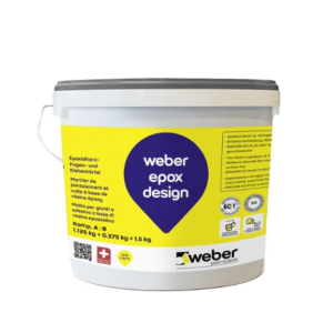 weber.epox design - Farbiger Epoxidharz Fugenmörtel und Klebstoff 4,5 KG