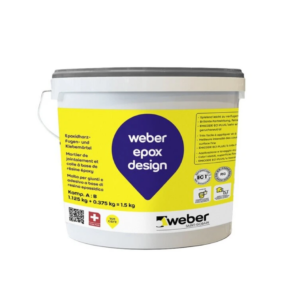 weber.epox design - Farbiger Epoxidharz Fugenmörtel und Klebstoff 4,5 KG